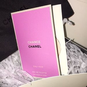 Chanel CHANCE fragrance sample BNIP